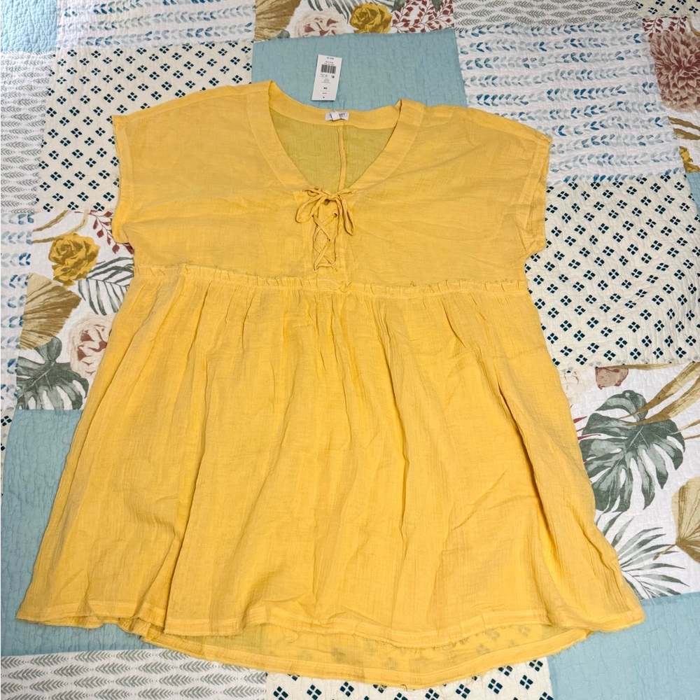 True Craft Sunny Yellow Blouse